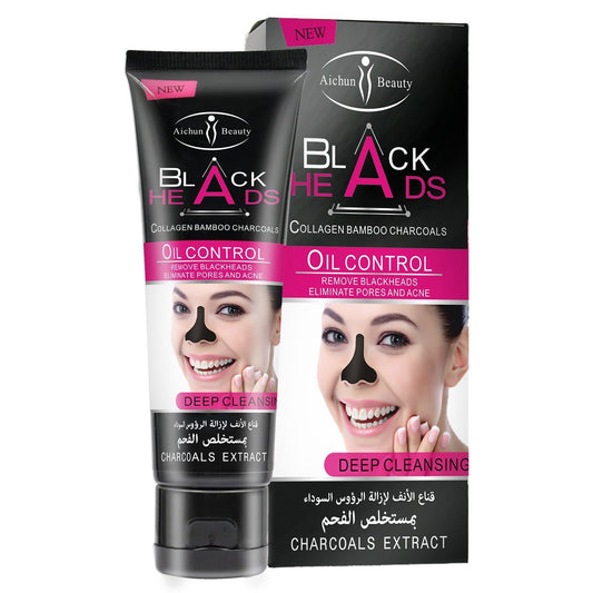 AICHUN BEAUTY Blackhead Facial Mask, Peel Off Mask,Blackhead Remover Black Mask Deep Clean Mask