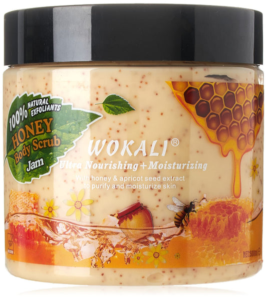 Wokali Honey Body Scrub 500 ml, White