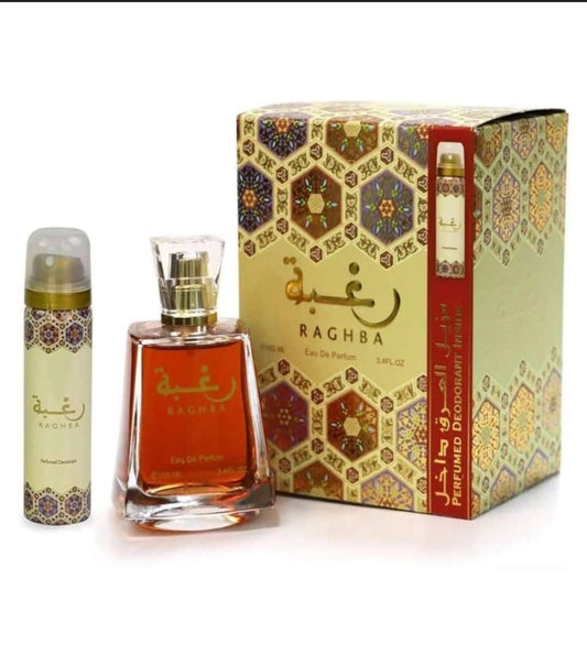 Lattafa - Raghba eau de parfum 100 ml + Deo