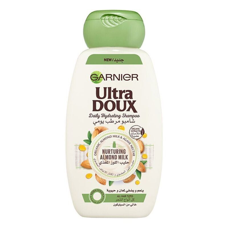 Garnier Ultra Doux Daily Hydrating Shampoo With Nurturing Almond Milk 400ml